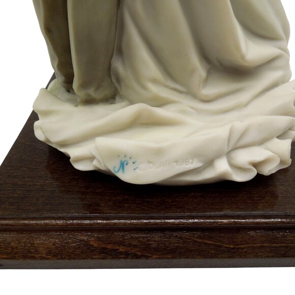 A Belcari Bride Groom Wedding Figurine 1987 Italian Figurine Vintage 11" - Picture 9 of 11